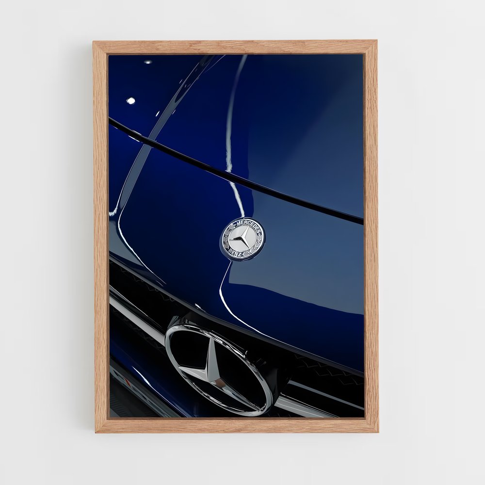 Poster AMG Blue Thunder – affiche Mercedes (vue 4)
